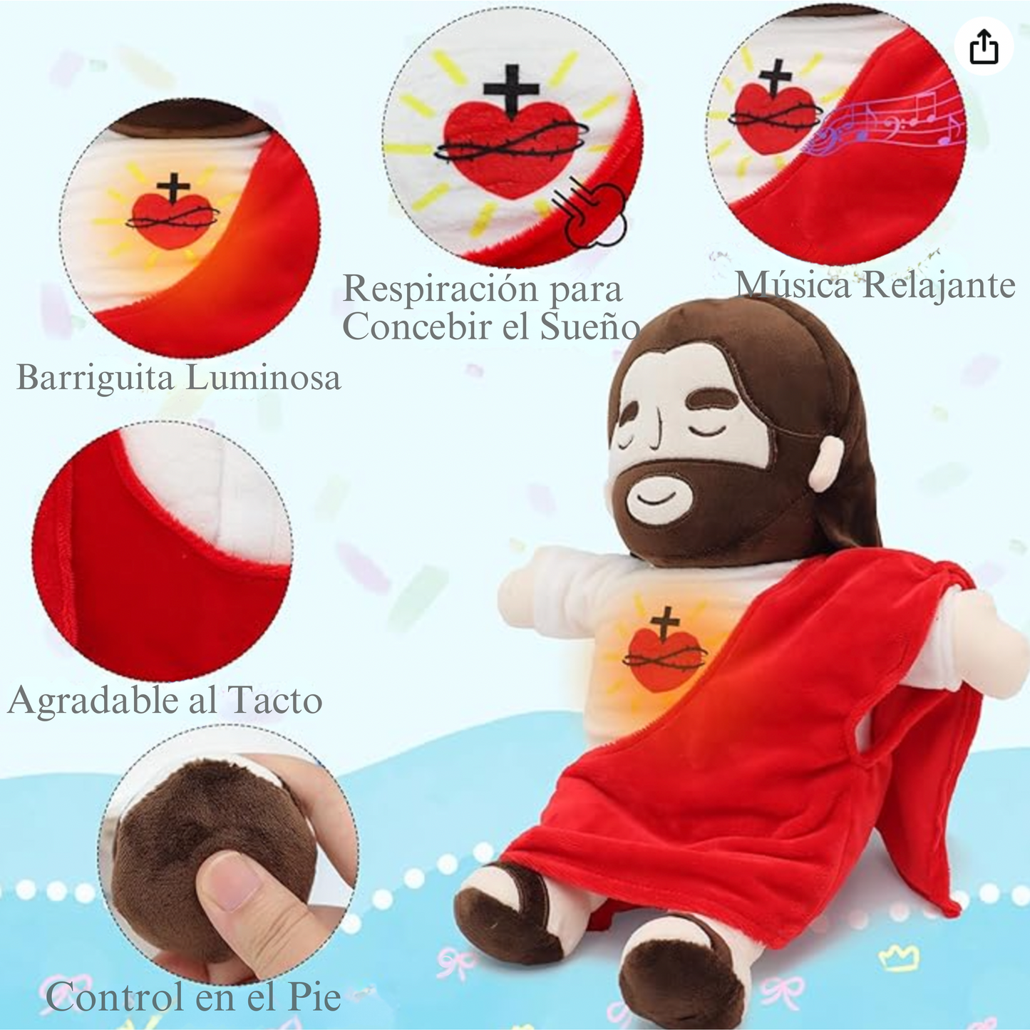 Peluche de Jesús Anti Estrés