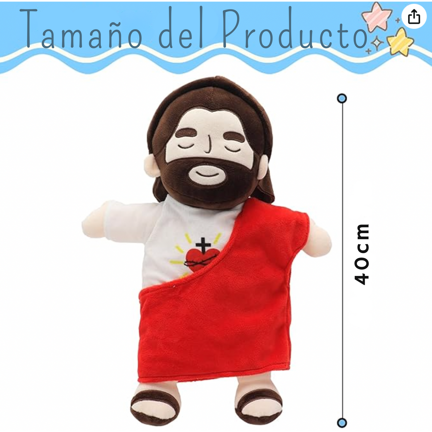 Peluche de Jesús Anti Estrés